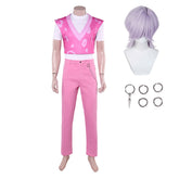 Mystery Saja rosa Kostüm Set K-Pop: Demon Hunters Saja Boys Mystery Saja Outfits PERÜCKE_ohrringe