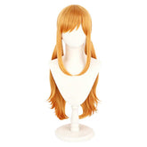 Nami Perücke Langhaar gelb One Piece Nami Cosplay Hitzebeständiges Haar Requisite