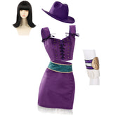 Nico Robin lila Outfit One Piece Nico Sommer Cosplay Kostüm