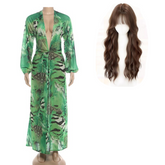 Off Campus 2026 Allie Hayes grün Sommer Kleid Cosplay Outfit