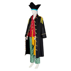 Marshall·D·Teach Kostüm SET One Piece Kapitän Cosplay Halloween Karneval Outfits