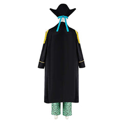 Marshall·D·Teach Kostüm SET One Piece Kapitän Cosplay Halloween Karneval Outfits