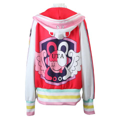 One Piece Uta rosa Jacke Cardigan Damen Cospaly Outfit