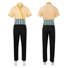 One Piece Lorenor Zorro Kostüm Set Cosplay Halloween Karneval Outfits