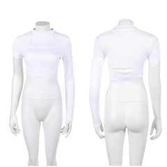 Padme Amidala weiß Oberteil Shirt Krieg der Sterne Padme Cosplay Outfit