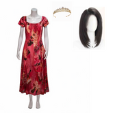 Patricia Moyer rot Kostüm Set Widow's Bay Patricia Moyer Cosplay Outfit