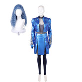 Princess Chloe Charming blau Kostüm Set Descendants: Wicked Wonderland Chloe Cosplay Outfit