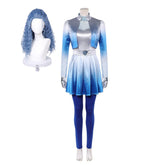 Chloe Charming blau Kostüm Set Descendants: Wicked Wonderland 2026 Chloe Cosplay Outfit