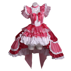 Puella Magi Madoka Magica Sakura Kyoko rosa Kleid Cosplay Kostüm