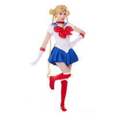 Sailor Moon Tsukino Usagi Uniform Cosplay Kostüm Halloween Karneval Kostüm