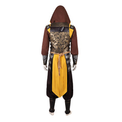 Scorpion Kostüm Set Mortal Kombat II Scorpion gelb Cosplay Outfits