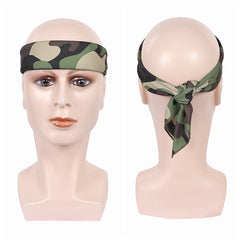 Stranger Things Lucas Sinclair Camo Headband Cosplay Requisite