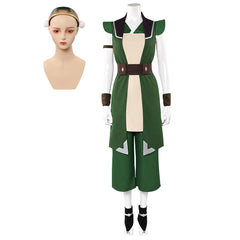 Toph Beifong grün Kostüm Set Avatar The Last Airbender Cosplay Outfit