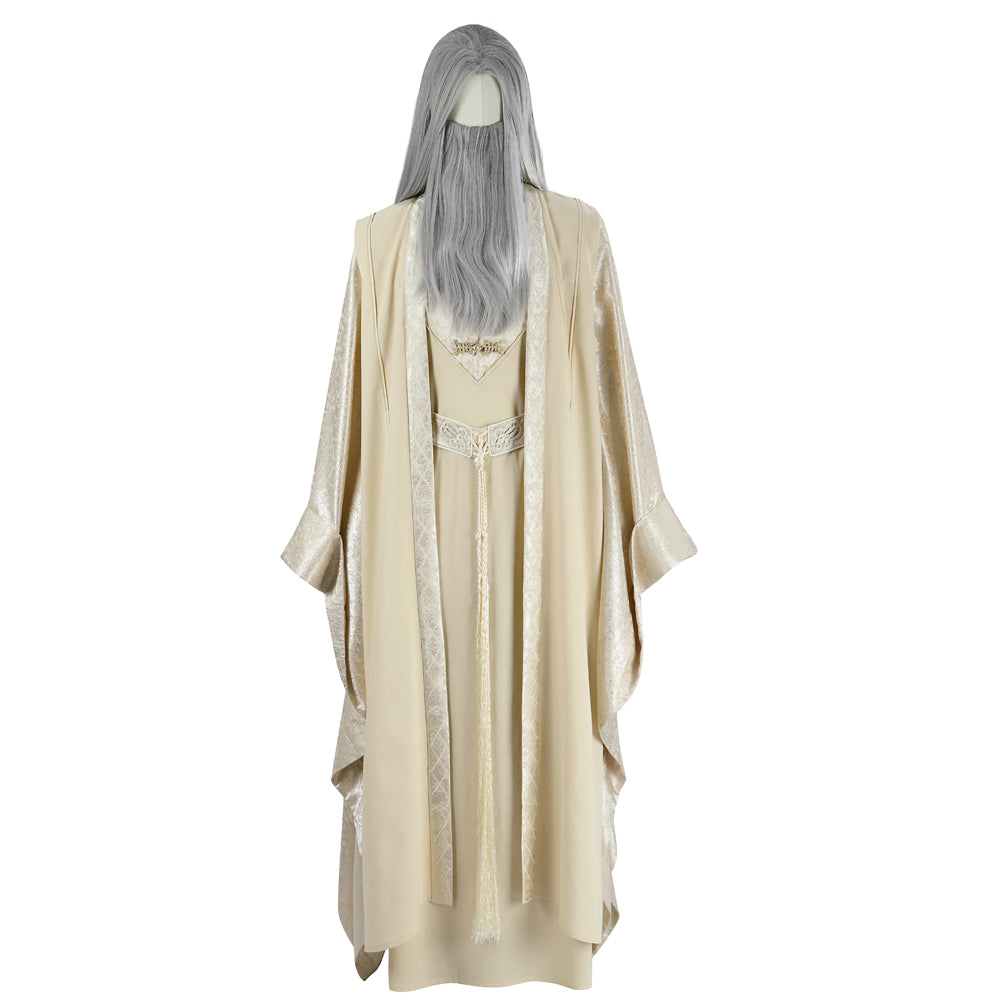 The Lord of the Rings Saruman Kostüm Cosplay Outfits mit Perücke