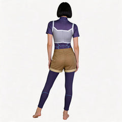 Zoe Thompson blau Kostüm Set Invincible Tech Jacket Cosplay Outfit
