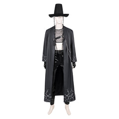 Abby Saja schwarz Kostüm Set K-Pop: Demon Hunters Boys Group Saja Boys Abby Outfits