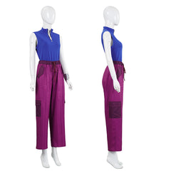 Addison Wells Kostüm Zombies 4: Dawn of the Vampires Addison blau Cosplay Outfits