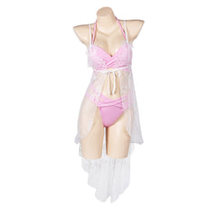 Aerith Gainsborough Badeanzug Final Fantasy VII: Ever Crisis Damen Aerith 2tlg. Bademode