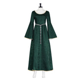 Alicent Hightower grün Kostüm Set House of the Dragon Alicent Hightower Cosplay Outfit