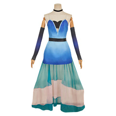 Angel Dust blau Outfit Hazbin Hotel Anthony Cosplay Kostüm Set