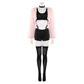 Angel Dust rosa Kostüm Set Hazbin Hotel 2025 Anthony Cosplay Outfit