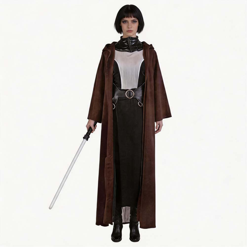 Asajj Ventress braun Kostüm Set Nightsisters Asajj Cosplay Outfit