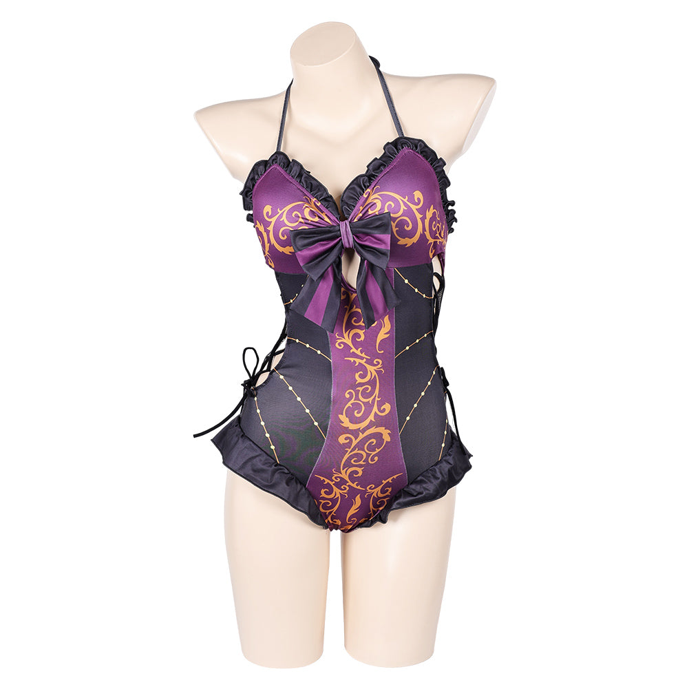 Astarion Bademode einteiliger Badeanzug Damen Cosplay Baldur‘s Gate Outfits