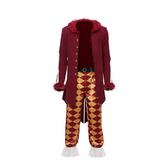 Bartolomeo rot Kostüm Set One Piece Kapitän Bartolomeo Cosplay Outfit
