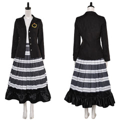 Beetlejuice Lydia Deitz schwarz Kostüm Cosplay Outfits