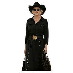 Beulah Jackson schwarz Kostüm Set Dutton Ranch Beulah Jackson Cosplay Outfit