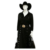 Beulah Jackson schwarz Kostüm Set Dutton Ranch Beulah Jackson Cosplay Outfit