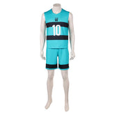 Blue Lock Team W Uniform Junichi Wanima Nummer 10 Cosplay Kostüm