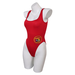 C.J. Parker Baywatch Damen Sommer rot Bademode einteiliger Badeanzug