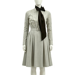 Caroline Ingalls gestreift Kleid Unsere kleine Farm Caroline Cosplay Outfit