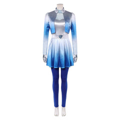 Chloe Charming blau Kostüm Set Descendants: Wicked Wonderland 2026 Chloe Cosplay Outfit