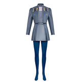 Chloe Charming grau Kostüm Set Descendants: Wicked Wonderland Chloe Cosplay Outfit