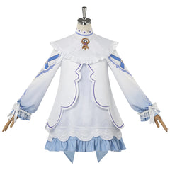 Columbina weiß Kostüm Set Genshin Impact Columbina Cosplay Outfit