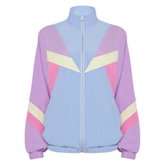 Damen 80er Jahre Jacke Cosplay Kostüm Outfits Halloween Karneval Anzug