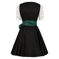 Damen Kleid Bierfest Kleidung Bayerische Halloween Oktoberfest Faschingskleid