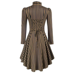 Damen Mittelalterlicher Pirat Cosplay Kostüm Viktorianisch Retro Gothic Renaissance Kleid Outfits Halloween Karneval Anzug