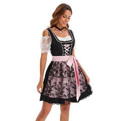 Damen Oktoberfest Erwachsene München Bierfest Kleidung Kleid Halloween Karneval Party Anzug