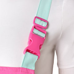 Damen Overall Cosplay Kostüm Outfits Halloween Karneval Anzug 80er Jahre