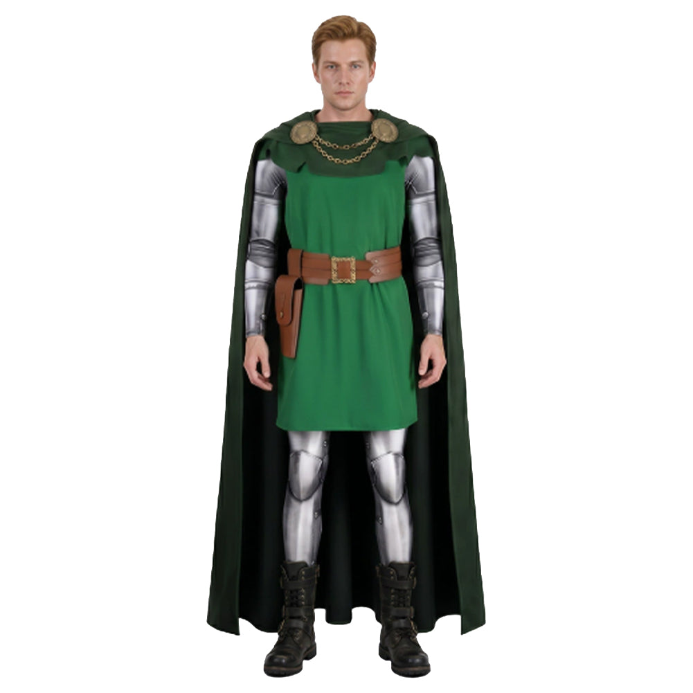 Doctor Doom grün Kostüm Set Avengers: Doomsday Doctor Doom Cosplay Outfit