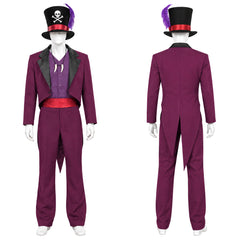 Dr. Facilier rot Kostüm Set The Princess and the Frog Dr. Facilier Cosplay Outfit