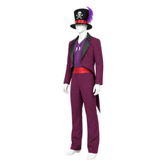 Dr. Facilier rot Kostüm Set The Princess and the Frog Dr. Facilier Cosplay Outfit