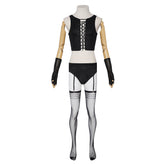Dr. Frank-N-Furter schwarz Kostüm Set The Rocky Horror Picture Show Dr. Frank-N-Furter Cosplay Outfit