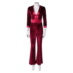 Drop – Tödliches Date Violet rot Jumpsuit Cosplay Outfits