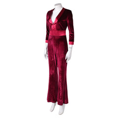 Drop – Tödliches Date Violet rot Jumpsuit Cosplay Outfits