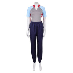 Eleven Stranger Things Jane Hopper grau Outfit Cosplay Kostüm Set