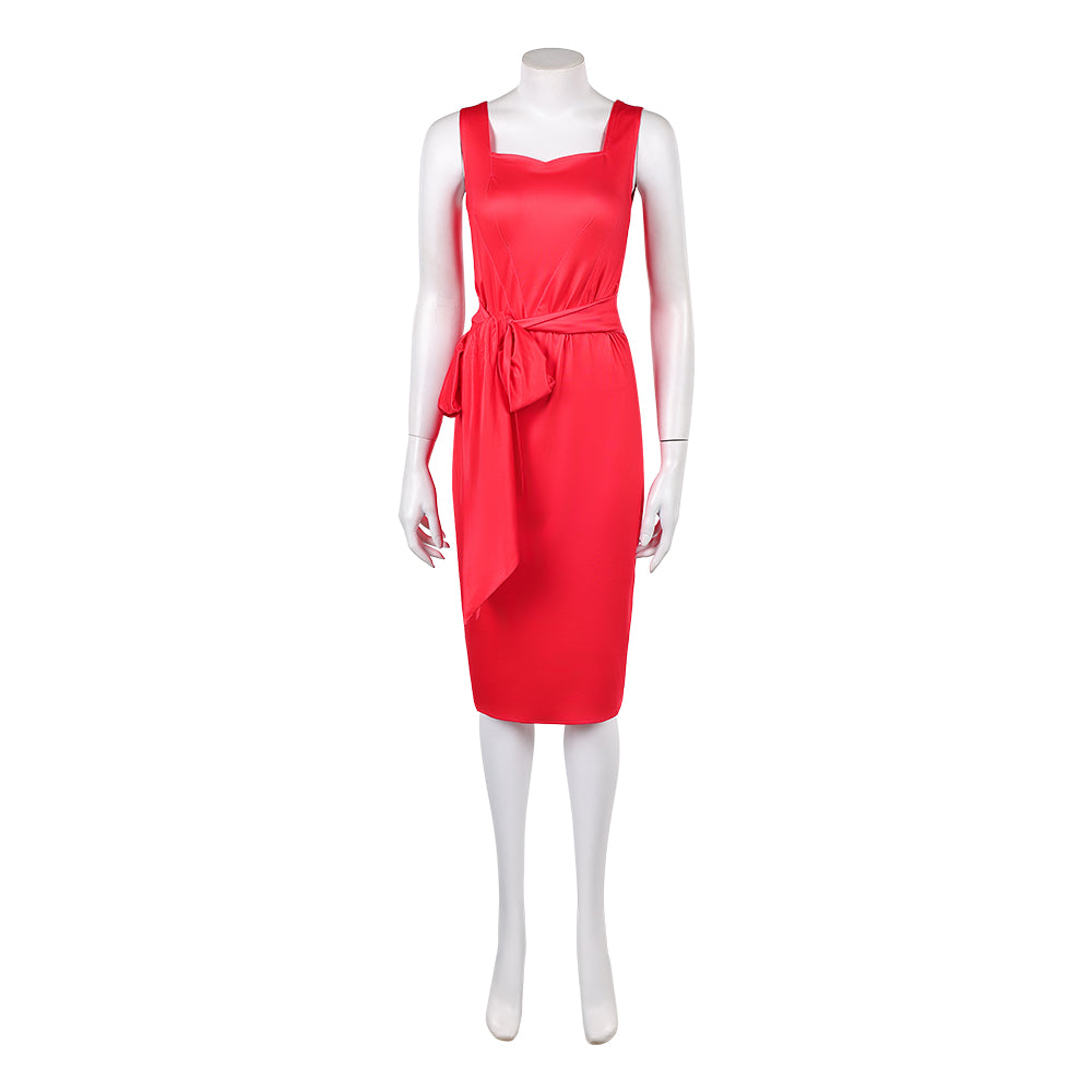 Emily Blunt rot Kleid Disclosure Day – Der Tag der Wahrheit Emily Cosplay Outfit